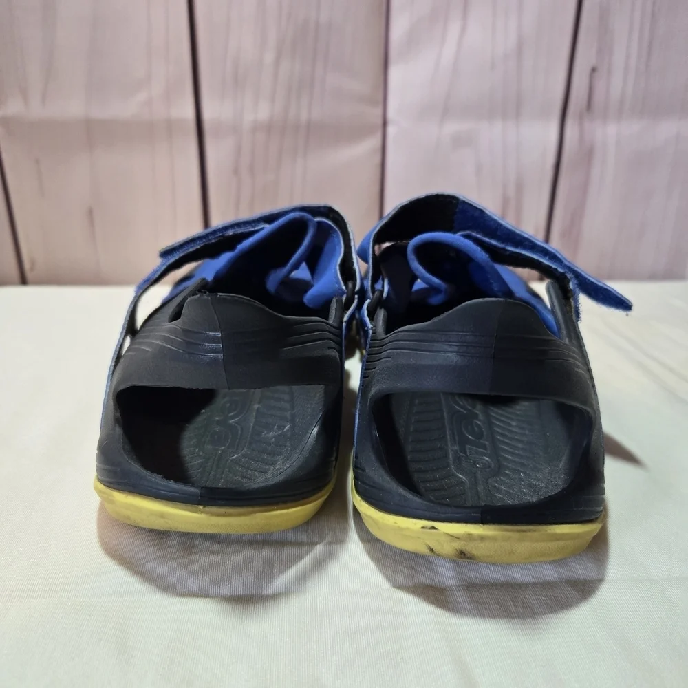 Teva Kids Blue and Yellow Sandals Water Shoes Size 7